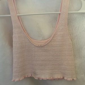 Free People Ribbed Crop Top